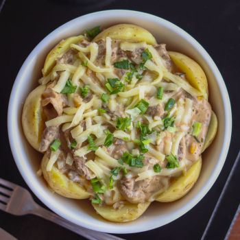 BATATA RECHEADA DE CARNE