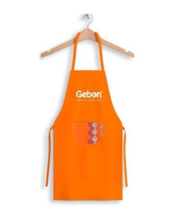 AVENTAL LARANJA PERSONALIZADO TAM. ÚNICO