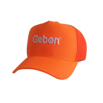 BONÉ LARANJA TRUKER BORDADO (ALTO PADRÃO)