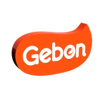 LOGOMARCA GEBON LUMINOSA EM ACRÍLICO