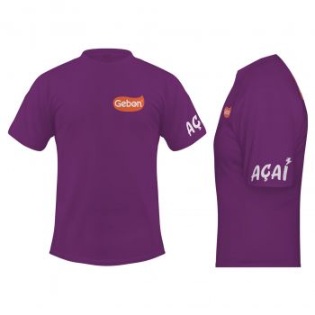CAMISETA ROXA AÇAI UNIFORME TAM. G