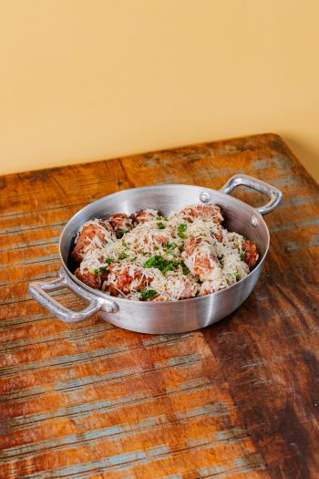 BOX - ARROZ C/ LINGUIÇA E QUEIJO PARMESÃO