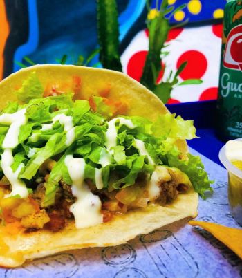 COMBO 02- TACO SIMPLES + TACO POLLO + REFRI LATA