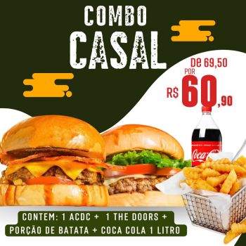 COMBO CASAL + COCA 600ML