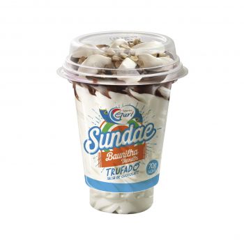 COPO SUNDAE BAUNILHA TRUFADO